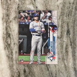 2020 Topps Mini Update Series Rookie Debut Bo Bichette #U-1 Rookie RC